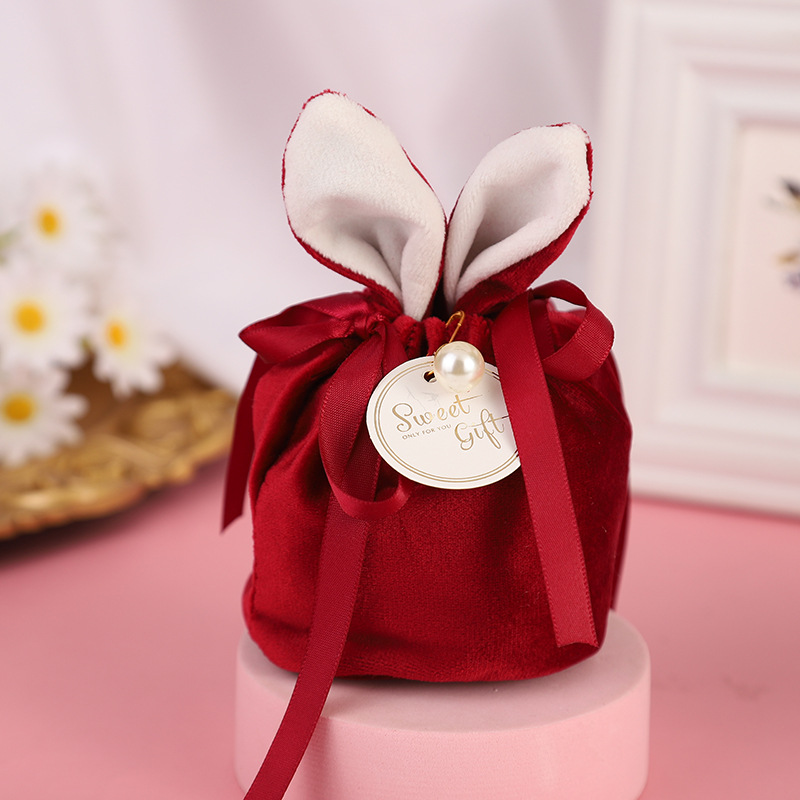 Wedding candy gift packaging lipstick box packaging wedding candy small gift bag jewelrygift packaging candy bag - Paper Bag - 1