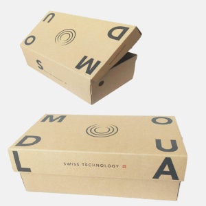 Wholesale Empty Product Package Corrugated Board stackable Sneaker Shoe Box With Custom Logo