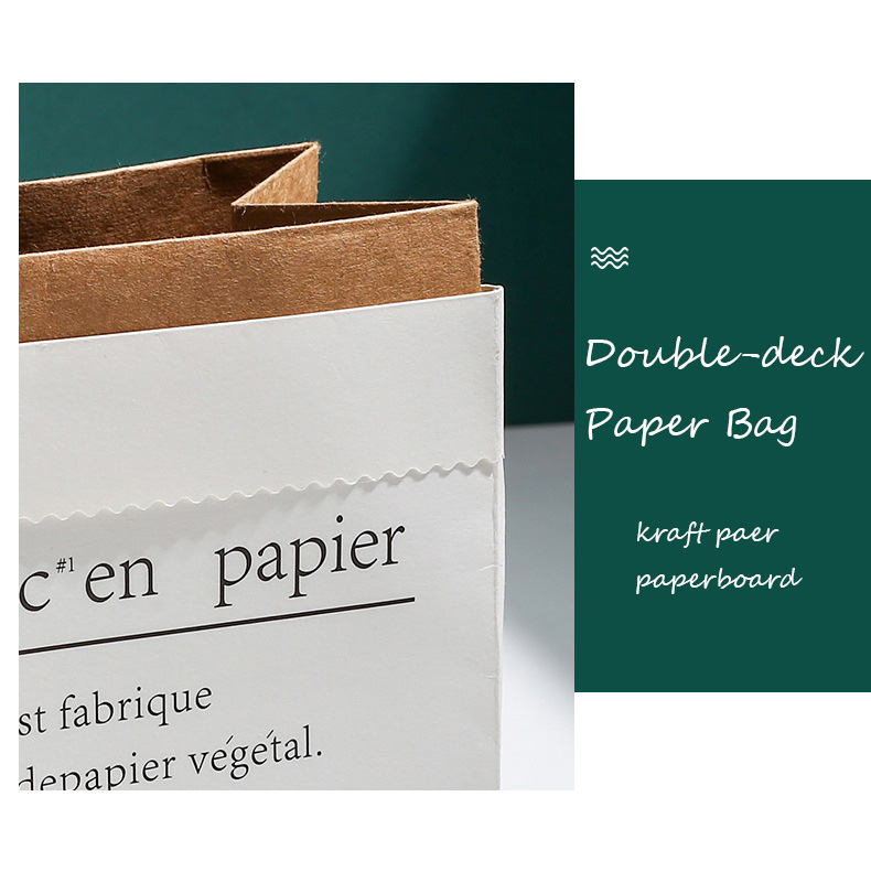 Flower Bag Kraft Packaging Paper Waterproof Flower Paper Bag Nordic Hugging Paper Bag - Paper Bag - 5